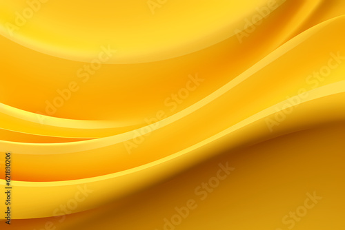 Abstract Yellow curve shapes background. luxury wave. Smooth and clean subtle texture creative design. Suit for poster, brochure, presentation, website, flyer. vector abstract design element