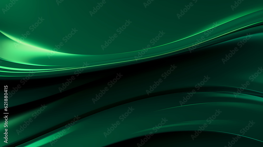 Abstract Dark Green curve shapes background. luxury wave. Smooth and clean subtle texture creative design. Suit for poster, brochure, presentation, website, flyer. vector abstract design element Abstract Dark Green curve shapes background. luxury wave. Smooth and clean subtle texture creative design. Suit for poster, brochure, presentation, website, flyer. vector abstract design element