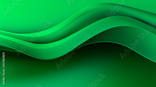 Abstract Dark Green curve shapes background. luxury wave. Smooth and clean subtle texture creative design. Suit for poster, brochure, presentation, website, flyer. vector abstract design element