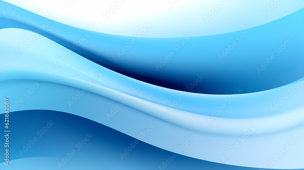 Fototapeta premium Abstract Light Blue curve shapes background. luxury wave. Smooth and clean subtle texture creative design. Suit for poster, brochure, presentation, website, flyer. vector abstract design element