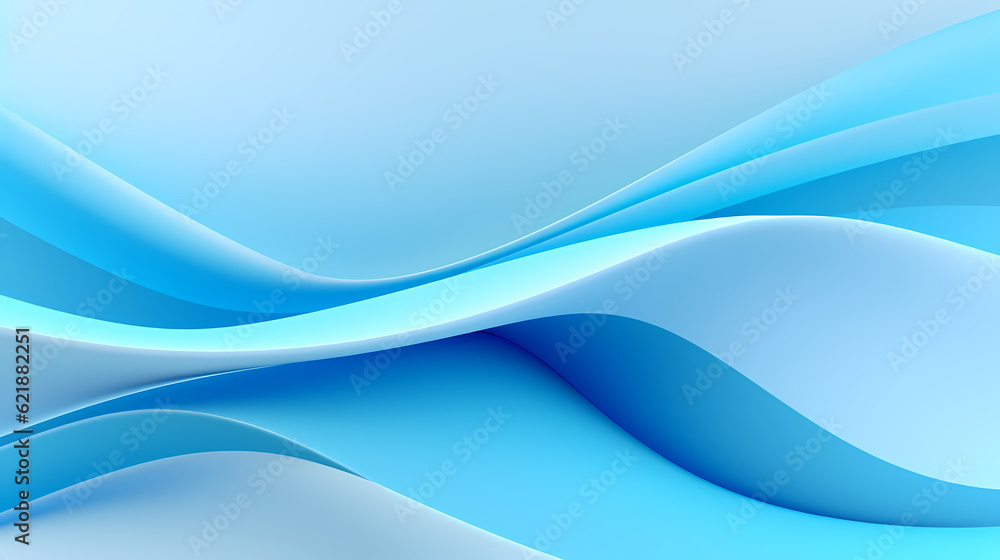 Abstract Light Blue curve shapes background. luxury wave. Smooth and clean subtle texture creative design. Suit for poster, brochure, presentation, website, flyer. vector abstract design element