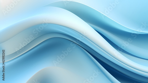 Abstract Light Blue curve shapes background. luxury wave. Smooth and clean subtle texture creative design. Suit for poster, brochure, presentation, website, flyer. vector abstract design element