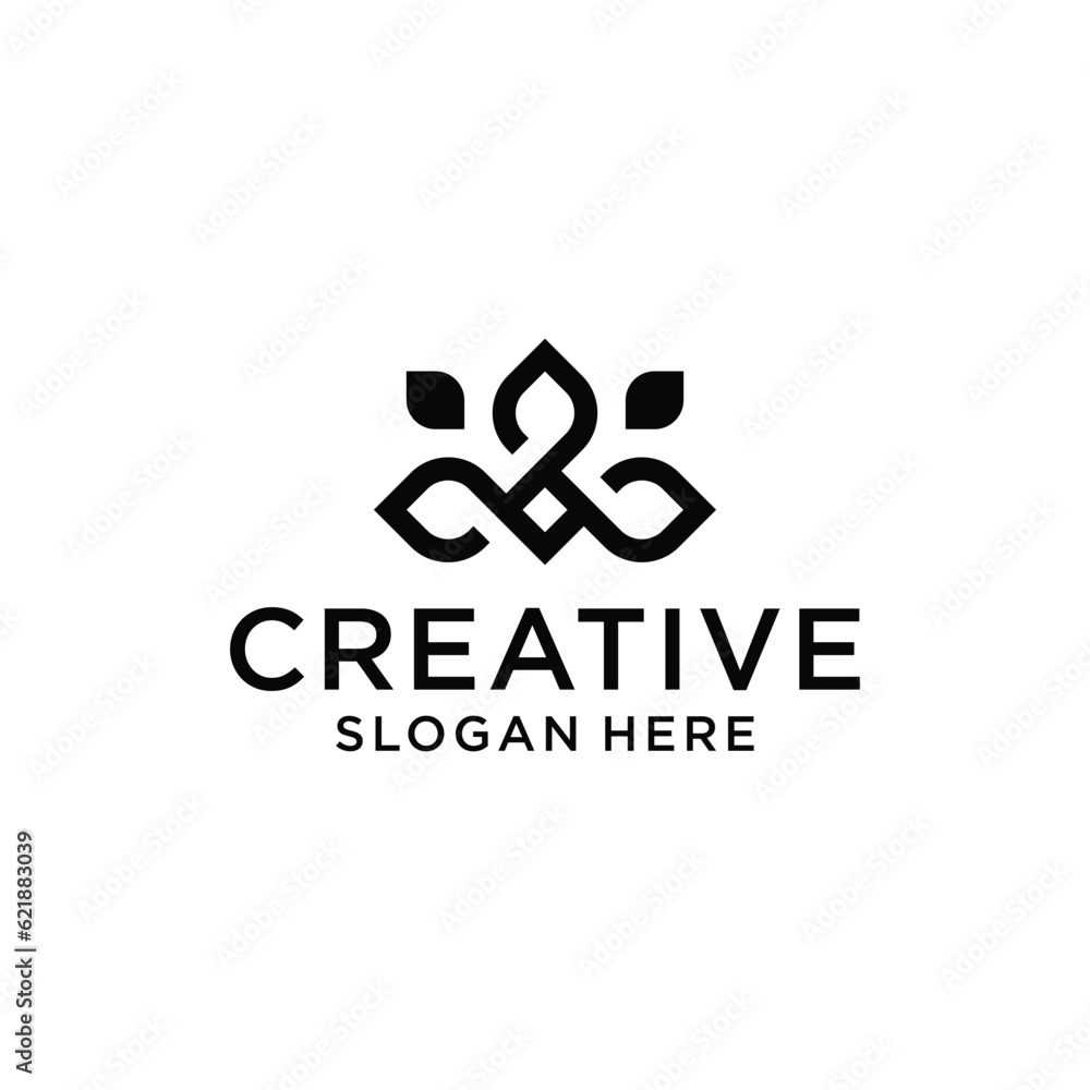 Letter a Luxury Beauty Cosmetics Logo design concept Stock Vector ...