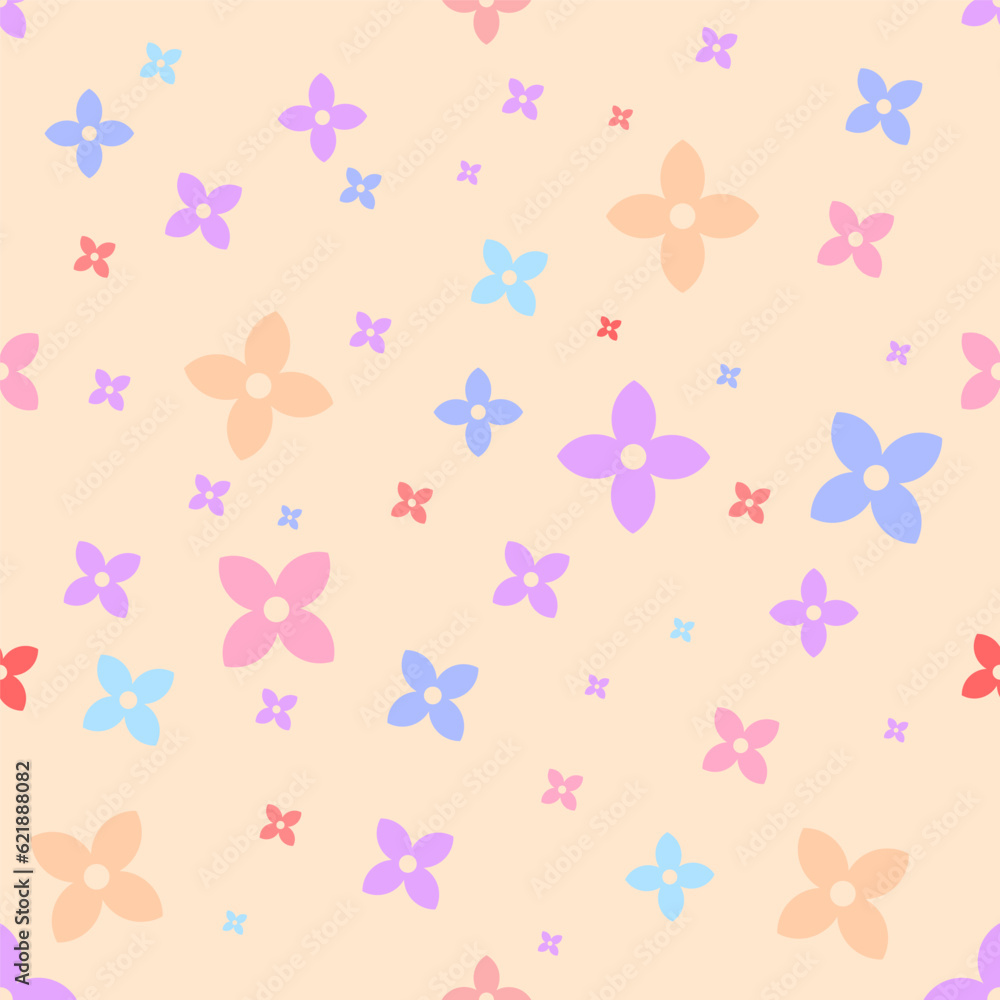 Floral vector background texture design, textile, stationery, wrapping paper, veil. Flowers vector illustration floral background.