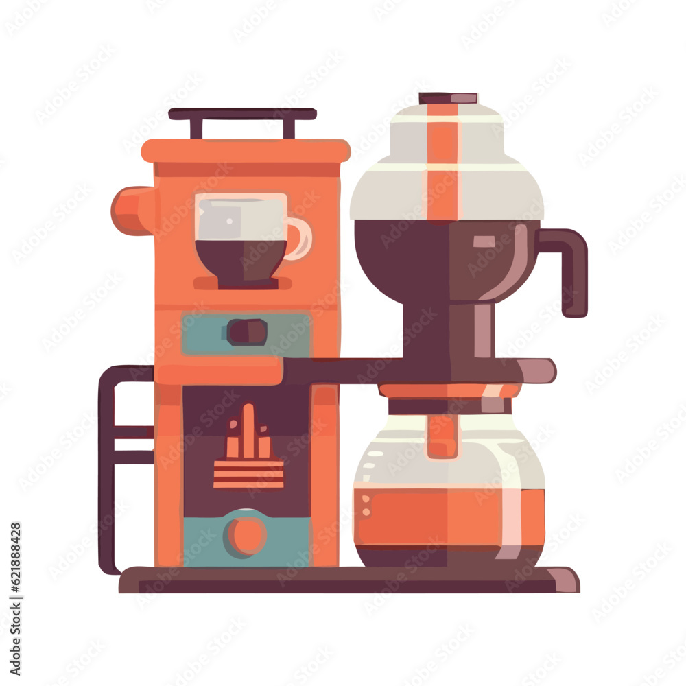 Cappuccino mug icon, gourmet coffee maker Cappuccino mug icon, gourmet coffee maker