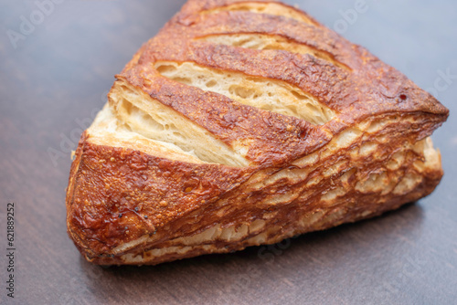 Fresh baked puff lye corner bread photo