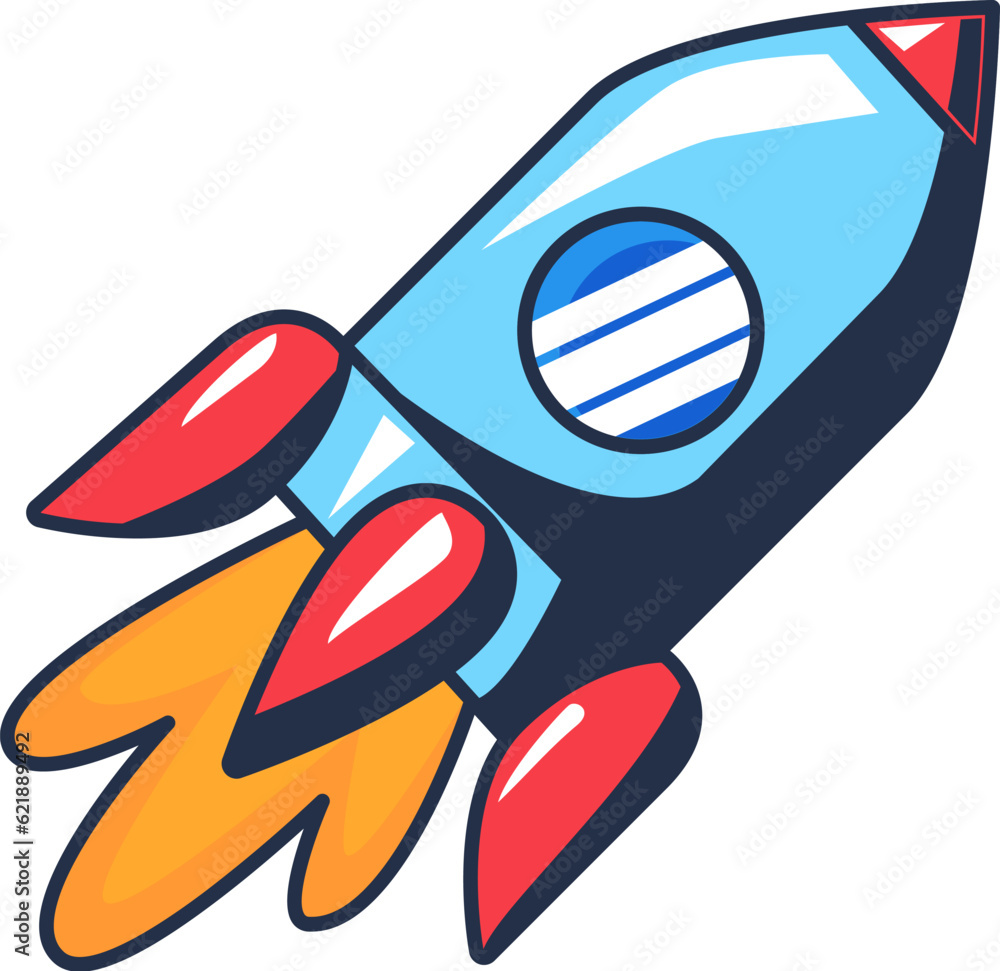 Business Start Up Space Rocket Outline Stroke Icon Business Start Up Space Rocket Outline Stroke Icon