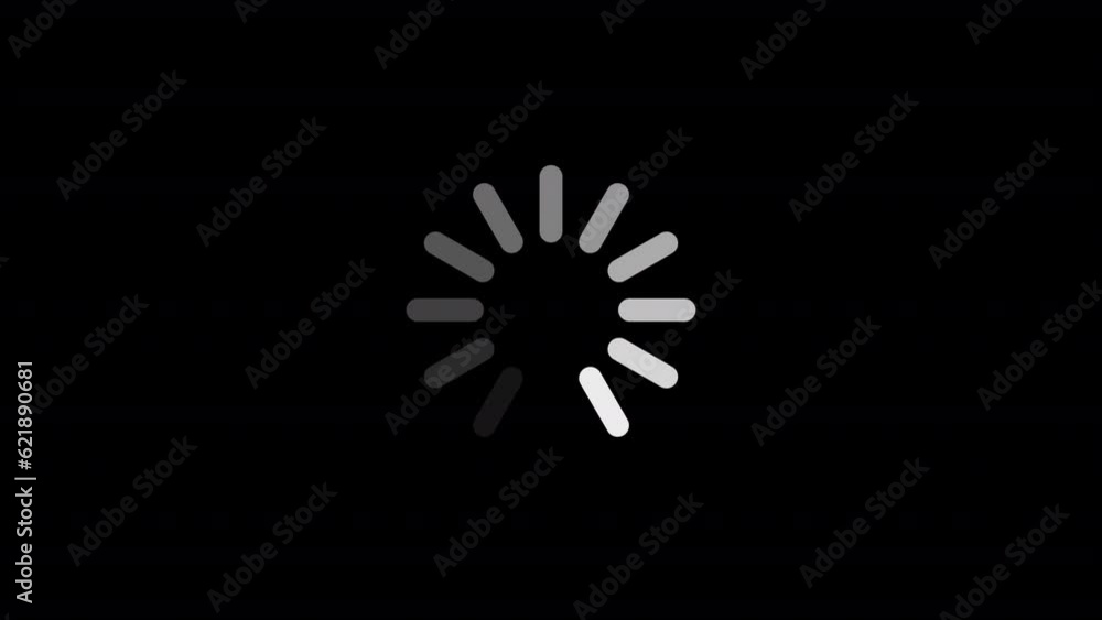 Spinning Bars Circular loading Icon Spinning Bars Circular loading Icon