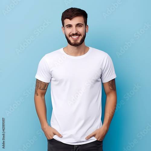 Male model with tshirt, mockups