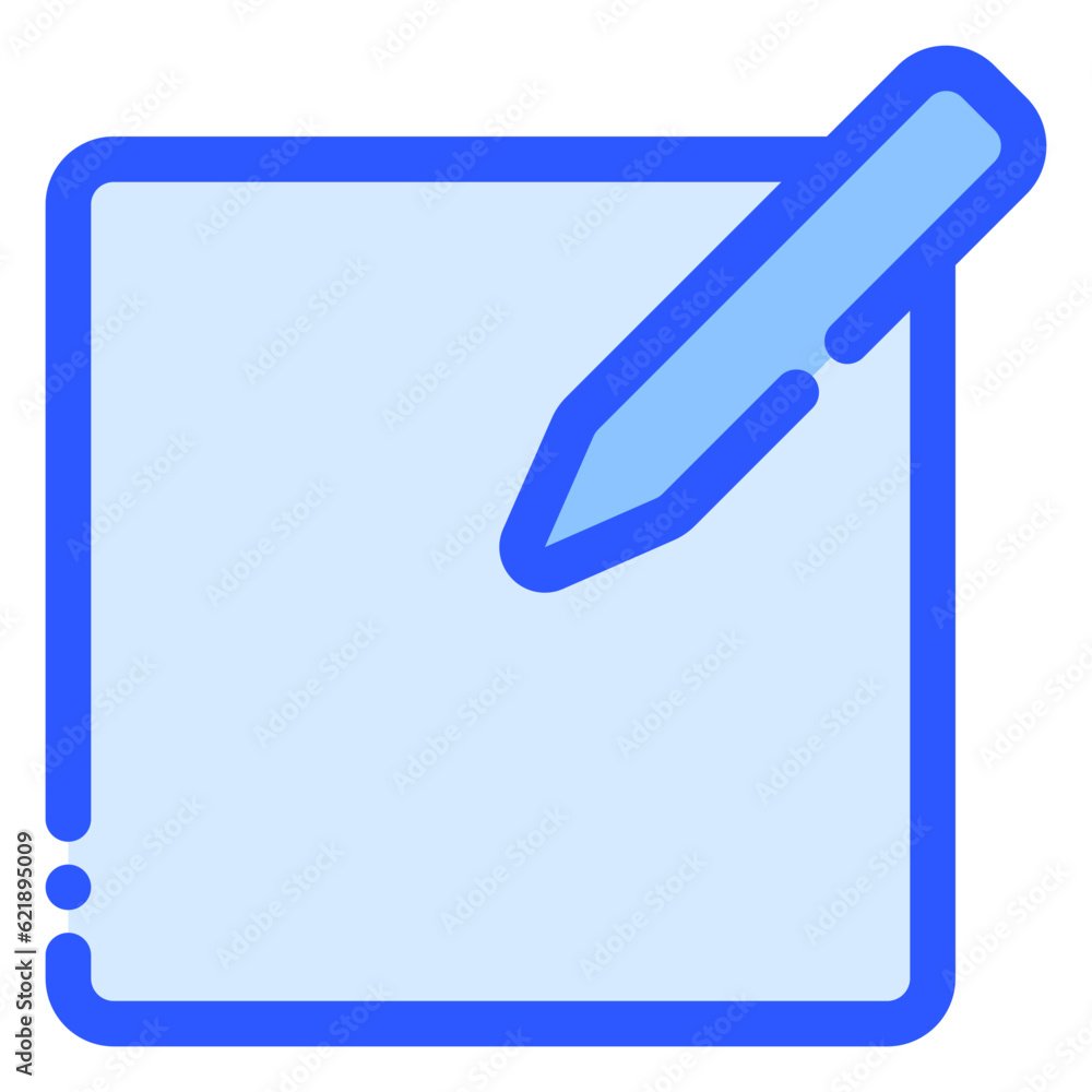 edit icon in bluetone style