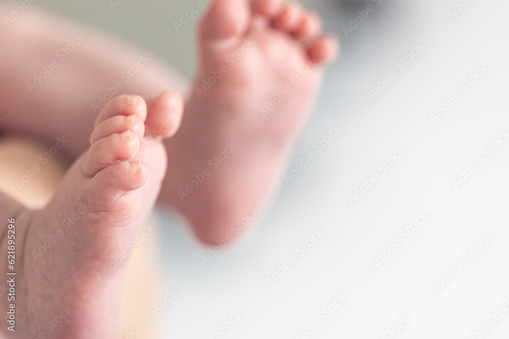 Fingers of a newborn baby, macro shot. Fingers of a newborn baby, macro shot.