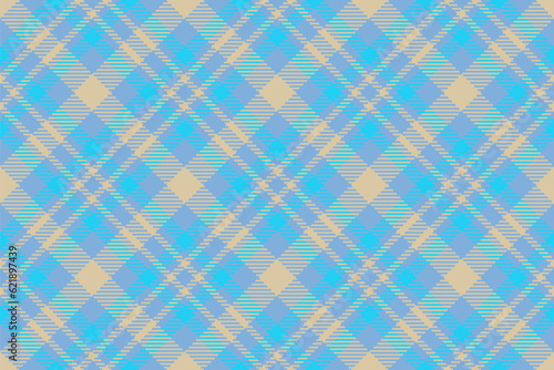 Vector seamless plaid of fabric pattern background with a check texture textile tartan.