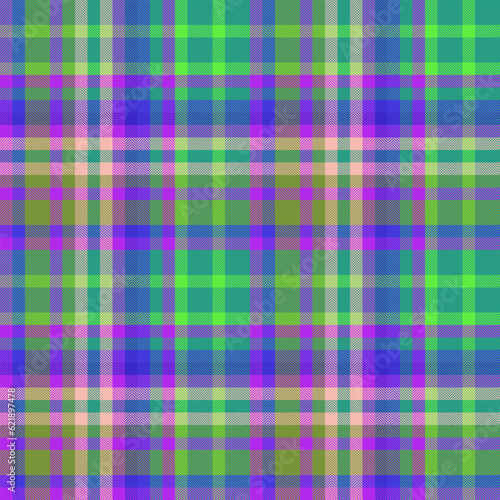 Pattern texture fabric of background plaid textile with a vector seamless tartan check.