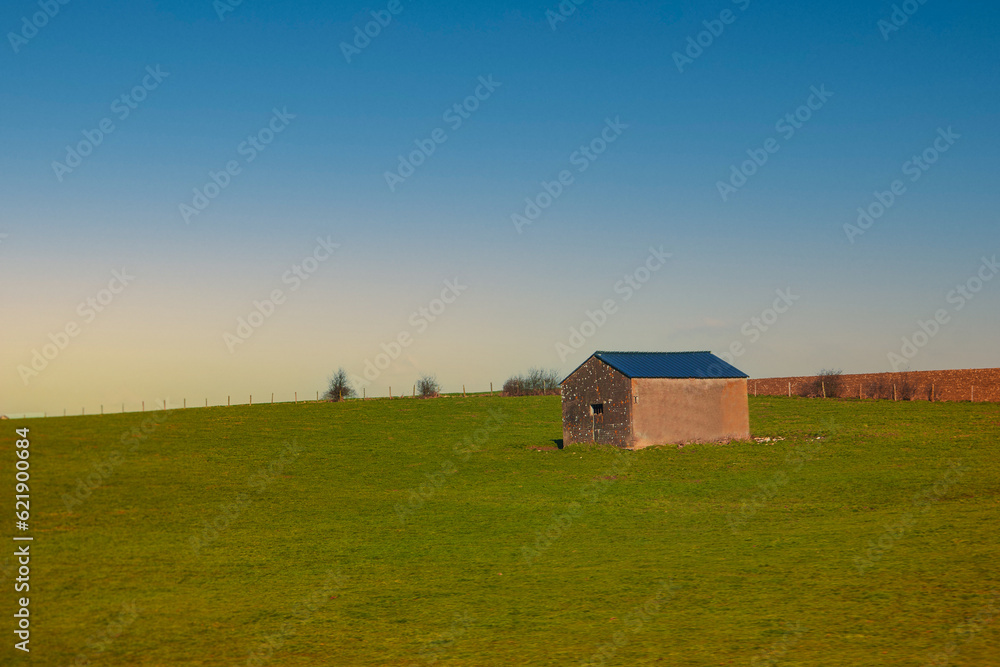 house in the field house in the field