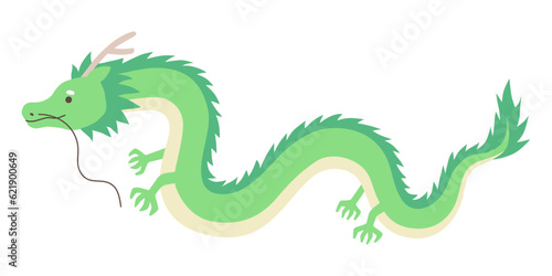 辰年　竜　年賀状　2024正月イラスト