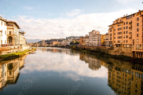 RIVER ARNO, LOCATED IN FLORENCE - PONTE VECCHIO