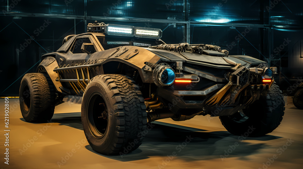 Mad Max cyberpunk car
