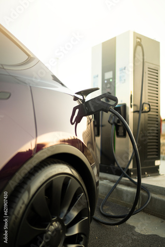 Embracing Sustainable Transportation Charging an Electric Car for a Cleaner Future
