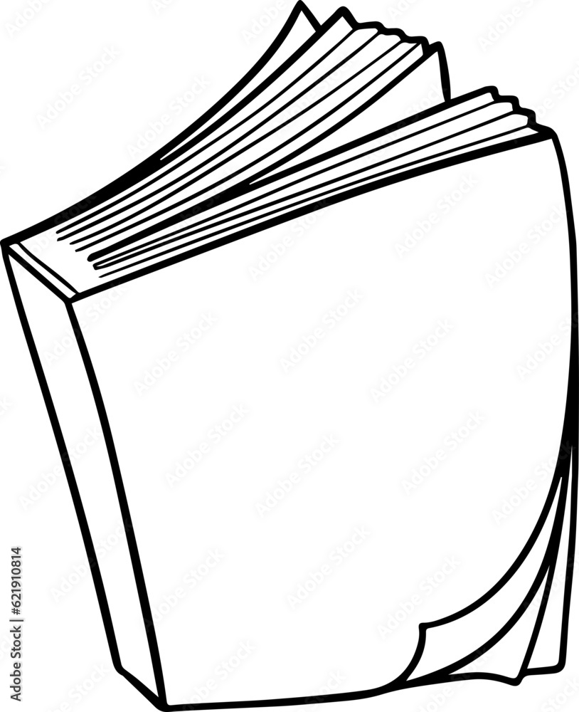 hand drawn book illustration.