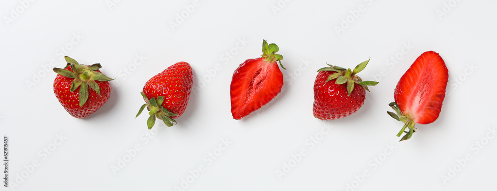 Sweet and fresh summer fruit - tasty strawberry Sweet and fresh summer fruit - tasty strawberry