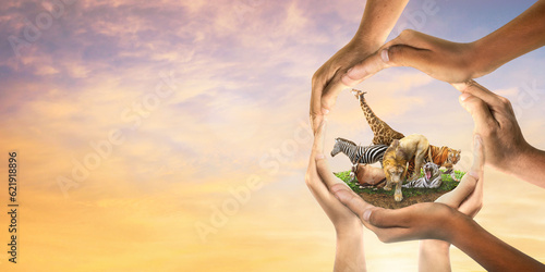 Wall Mural Wildlife Conservation Day