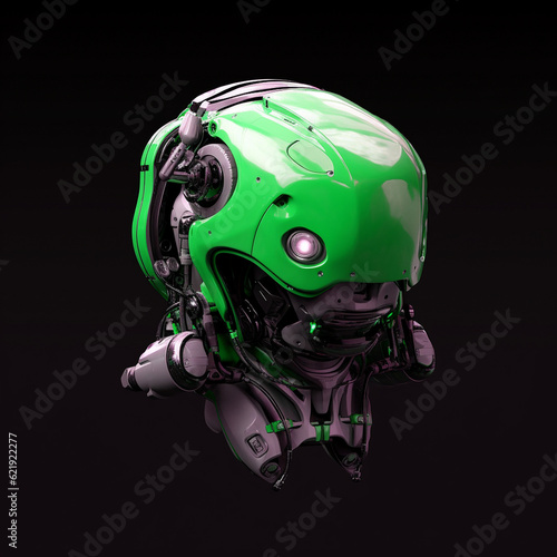 Droid Robot Futuristic Machine Robotic 3D Humanoid Artificial Intelligence Technology Cyberpunk Apocalypse © boglyph