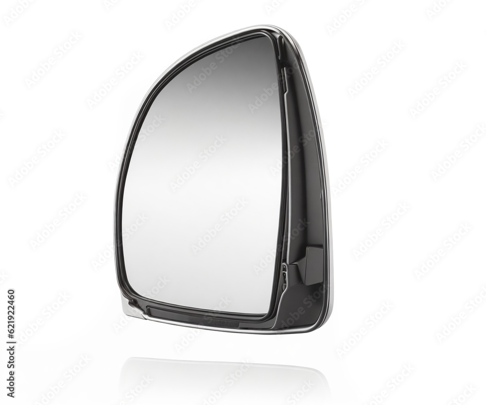 Isolated Car Mirror on White Background Isolated Car Mirror on White Background