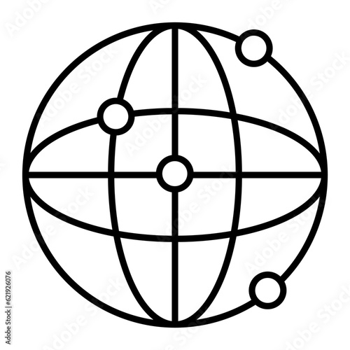 Network Thin Line Icon