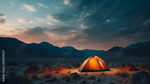 Adventurous camping in the beautiful desert.cool wallpaper 