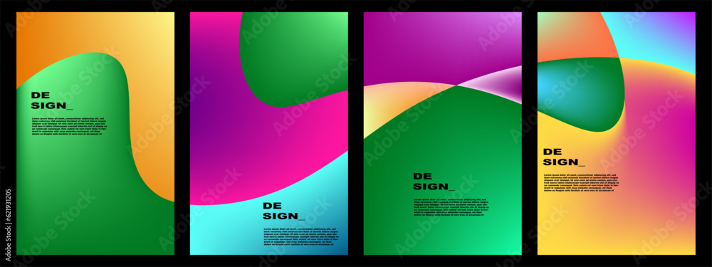 abstract colorful background with gradient, for banner, poster, template, flyer, brochure, design, card, etc