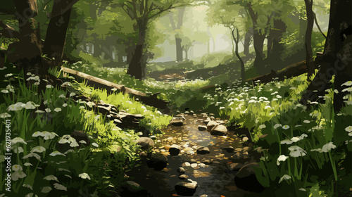 Spring Forests A Place of Serenity and Beauty
