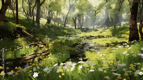 Spring Forests A Place of Serenity and Beauty
