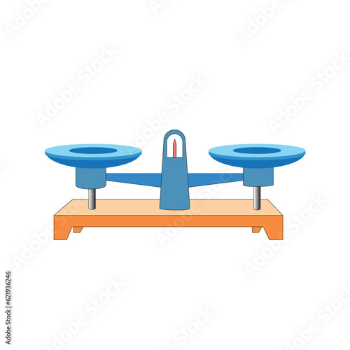 Balance scales. Bowls of scales in balance, an imbalance of scales. vector illustration. scale clipart