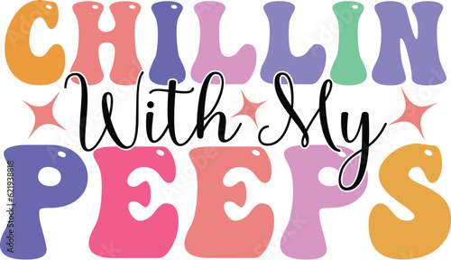 Retro Easter SVG