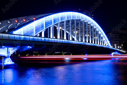 隅田川のかかる永代橋 photo