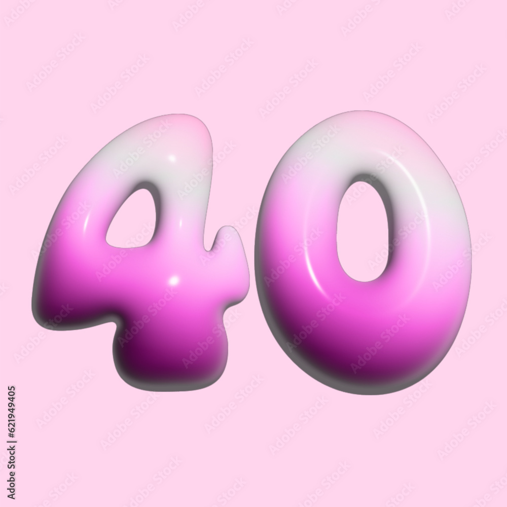 40 hand drawn lettering 3d print design in pink gradient 40 hand drawn lettering 3d print design in pink gradient