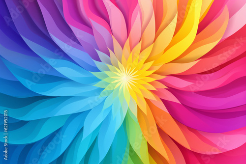 Wallpaper Mural bright rainbow pattern background image Torontodigital.ca