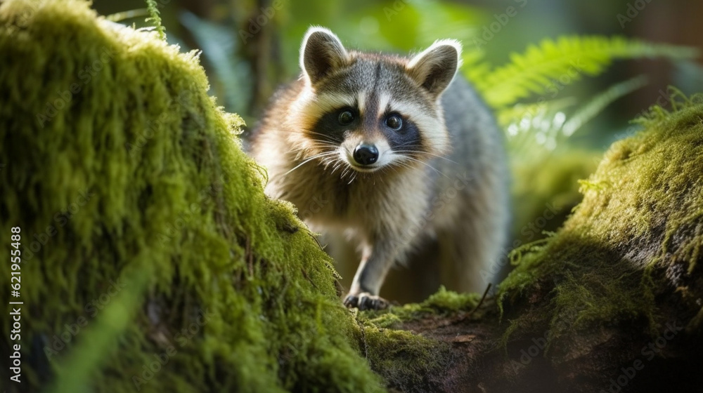 Naklejka premium Red fox vulpes Generative AI