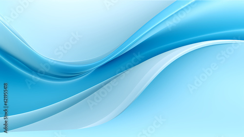 Abstract light blue curve shapes background. luxury wave. Smooth and clean subtle texture creative design. Suit for poster, brochure, presentation, website, flyer. vector abstract design element