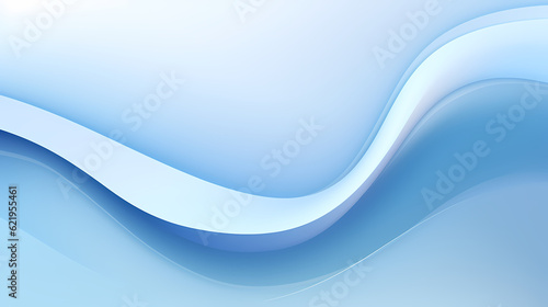 Abstract light blue curve shapes background. luxury wave. Smooth and clean subtle texture creative design. Suit for poster, brochure, presentation, website, flyer. vector abstract design element