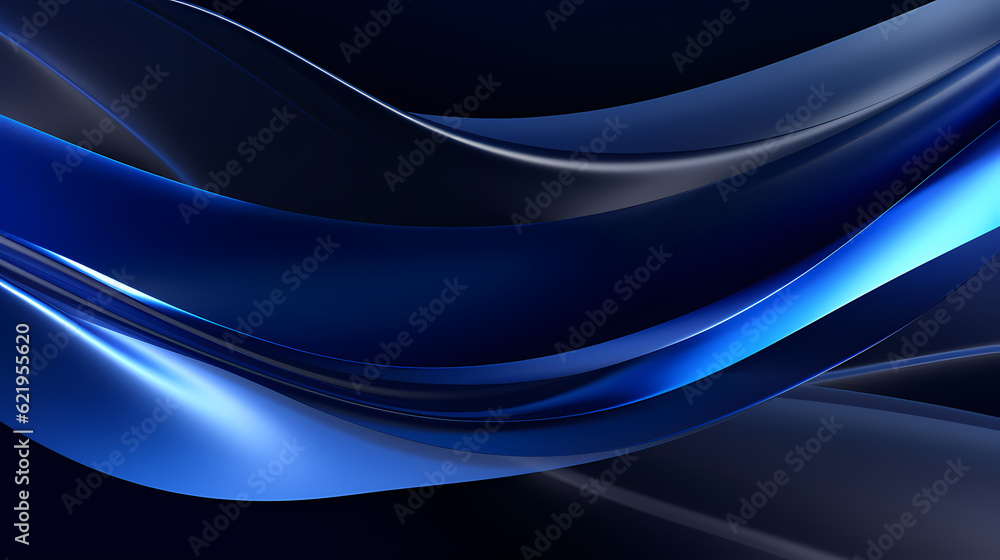 Abstract Dark Blue curve shapes background. luxury wave. Smooth and clean subtle texture creative design. Suit for poster, brochure, presentation, website, flyer. vector abstract design element Abstract Dark Blue curve shapes background. luxury wave. Smooth and clean subtle texture creative design. Suit for poster, brochure, presentation, website, flyer. vector abstract design element