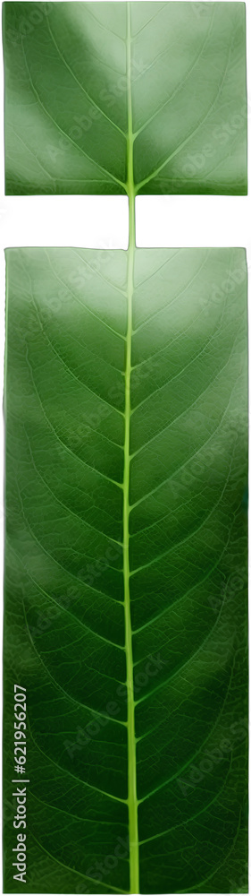 Green leaf typography text design lowercase alphabet m Green leaf typography text design lowercase alphabet m