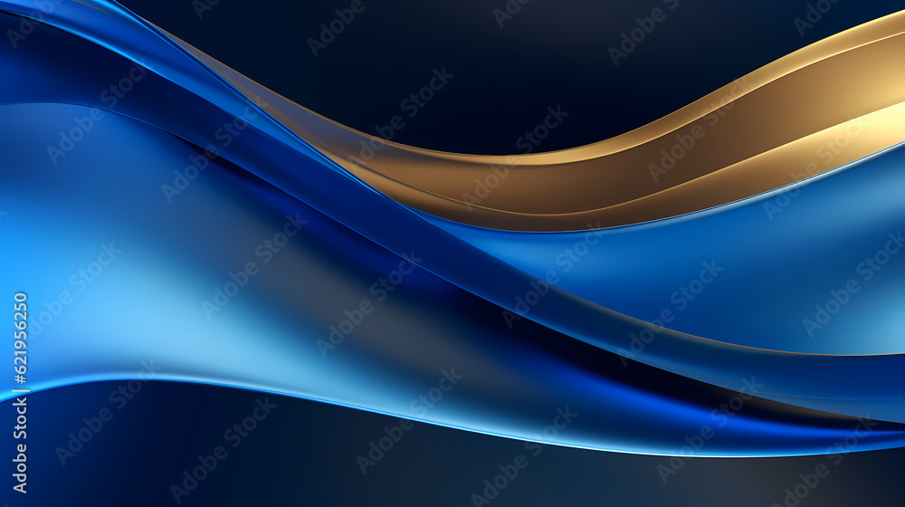 Abstract dark blue gold curve shapes background. luxury wave. Smooth and clean subtle texture creative design. Suit for poster, brochure, presentation, website, flyer. vector abstract design element Abstract dark blue gold curve shapes background. luxury wave. Smooth and clean subtle texture creative design. Suit for poster, brochure, presentation, website, flyer. vector abstract design element