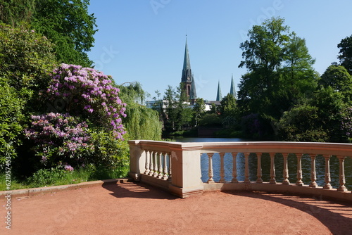 Balustrade im Oldenburger Schlossgarten in Oldenburg