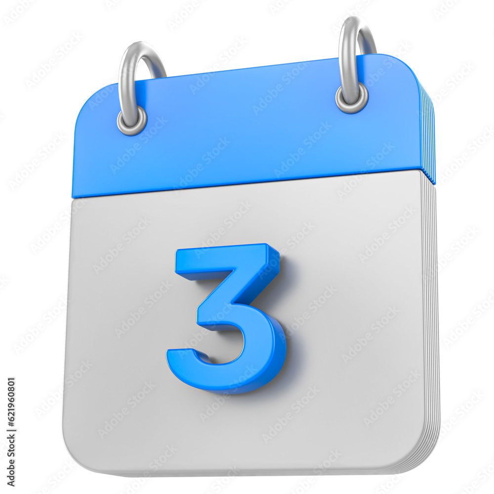 Calendar 3D Render Calendar 3D Render