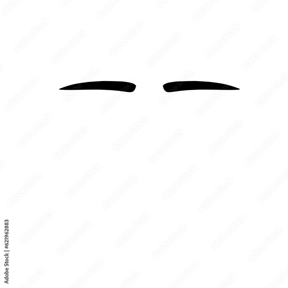 Eyebrow shapes illustration Eyebrow shapes illustration