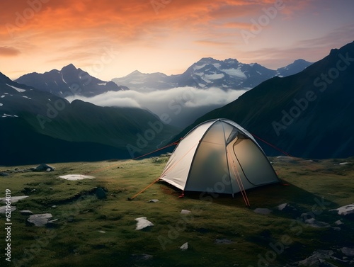 Im Einklang mit der Natur: Ein Abenteuer des Zeltens unter freiem Himmel