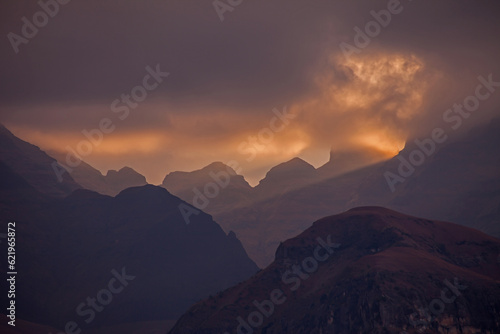 Stormy Drakensberg Sunset 15831