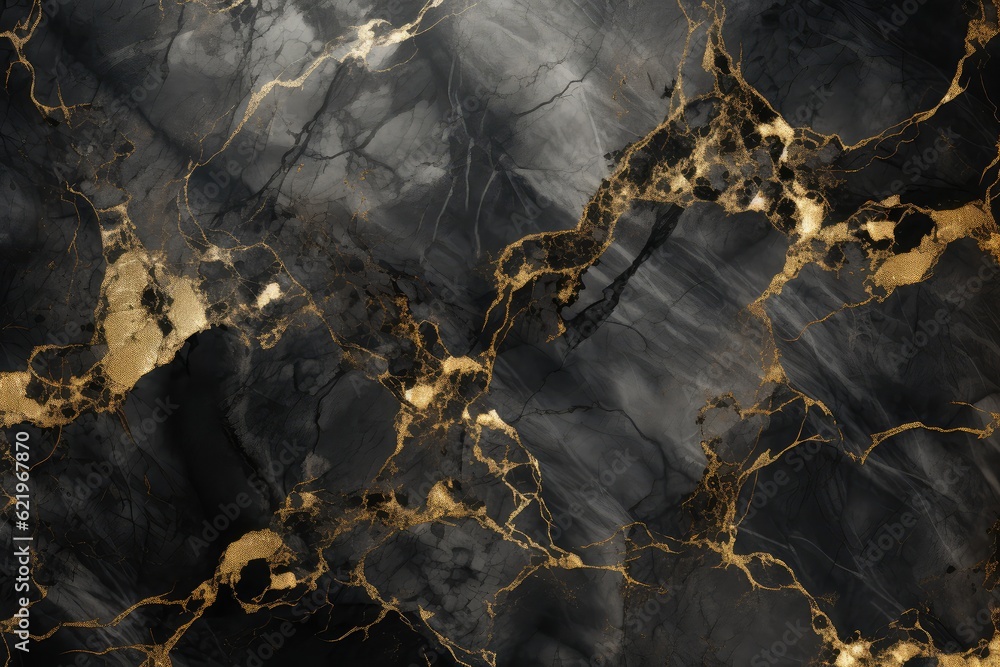 Luxury black and metallic gold marble background Luxury black and metallic gold marble background