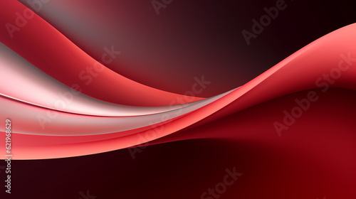 Abstract dark red curve shapes background. luxury wave. Smooth and clean subtle texture creative design. Suit for poster, brochure, presentation, website, flyer. vector abstract design element